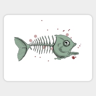 The Fish Skeleton Sticker